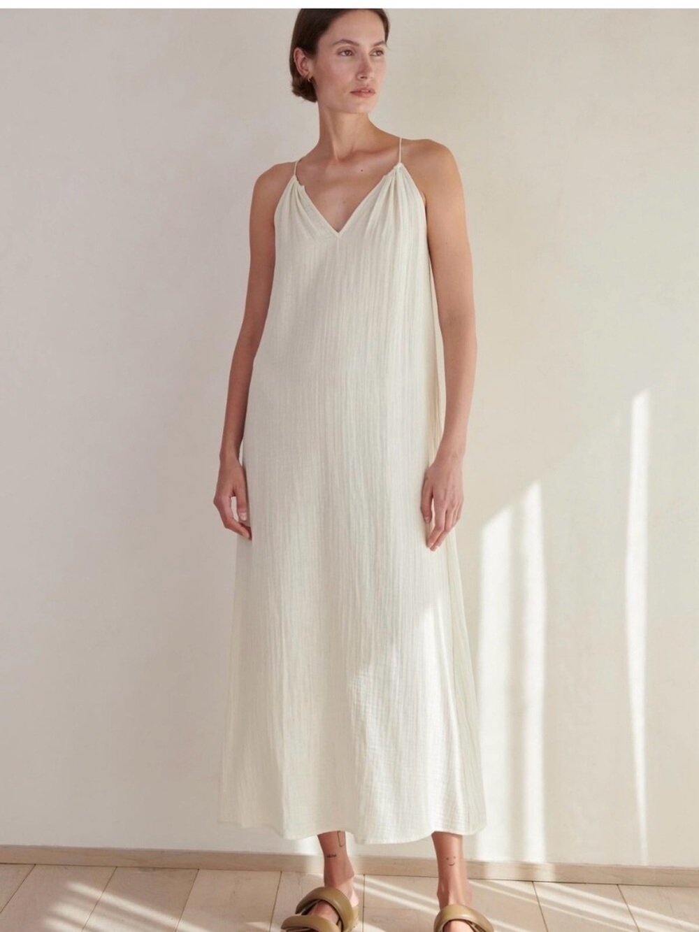 Velvet by Graham & Spencer Ivory Slip Dress